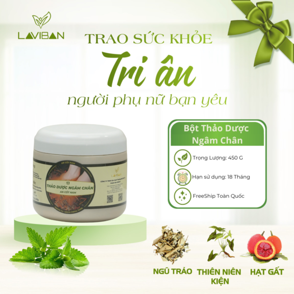 Bột thảo dược ngâm chân