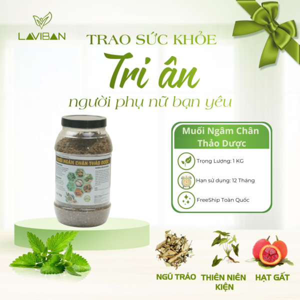 Muối Thải Độc Ngâm Chân