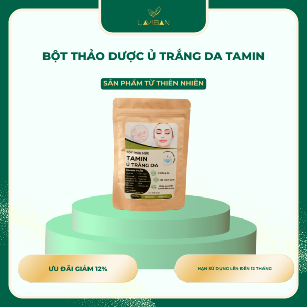 Bột Thảo Dược Ủ Trắng Da Tamin