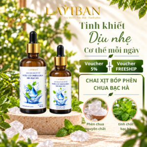 Chai Xịt Nước Cất Phèn Chua