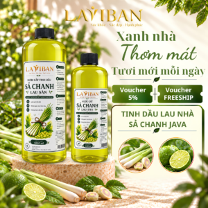 Tinh Dầu Sả Java Laviban - Khử Mùi, Đuổi Muỗi, Làm Thơm Không Gian Tự Nhiên