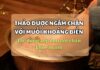 Thảo dược ngâm chân với muối khoáng biển