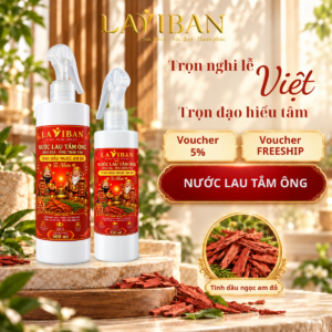 Nước Lau Bàn Thờ Tắm Ông Địa Thần Tài Laviban