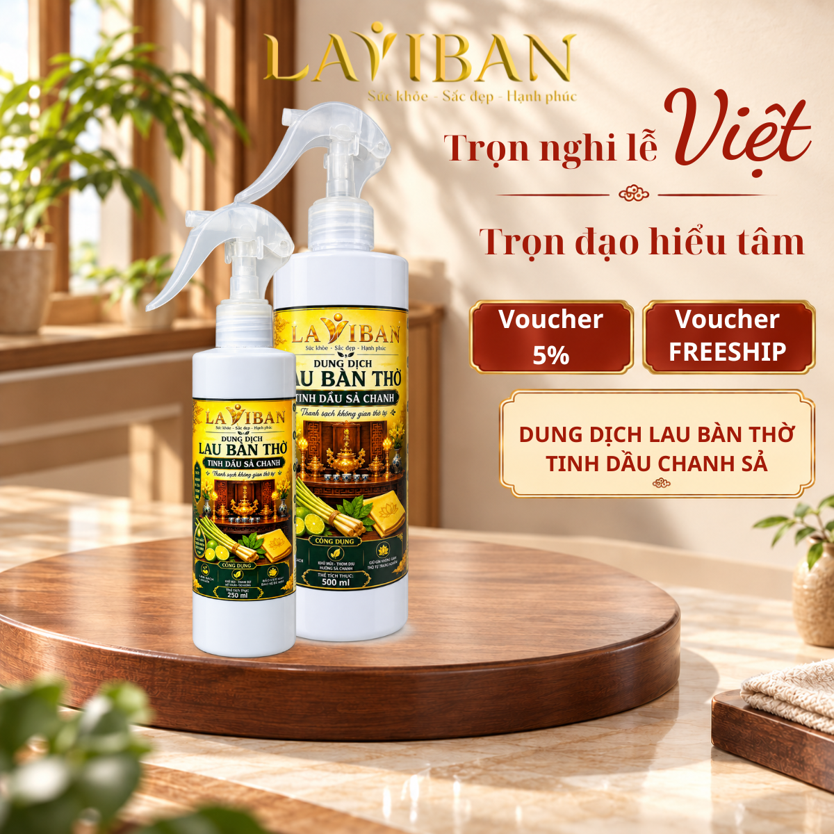 Dung dịch lau bàn thờ