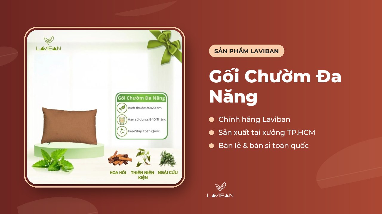 Gối Chườm Đa Năng của Laviban