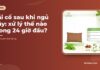 Sái cổ sau khi ngủ dậy: xử lý thế nào trong 24 giờ đầu?