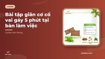 Bài tập giãn cơ cổ vai gáy 5 phút tại bàn làm việc