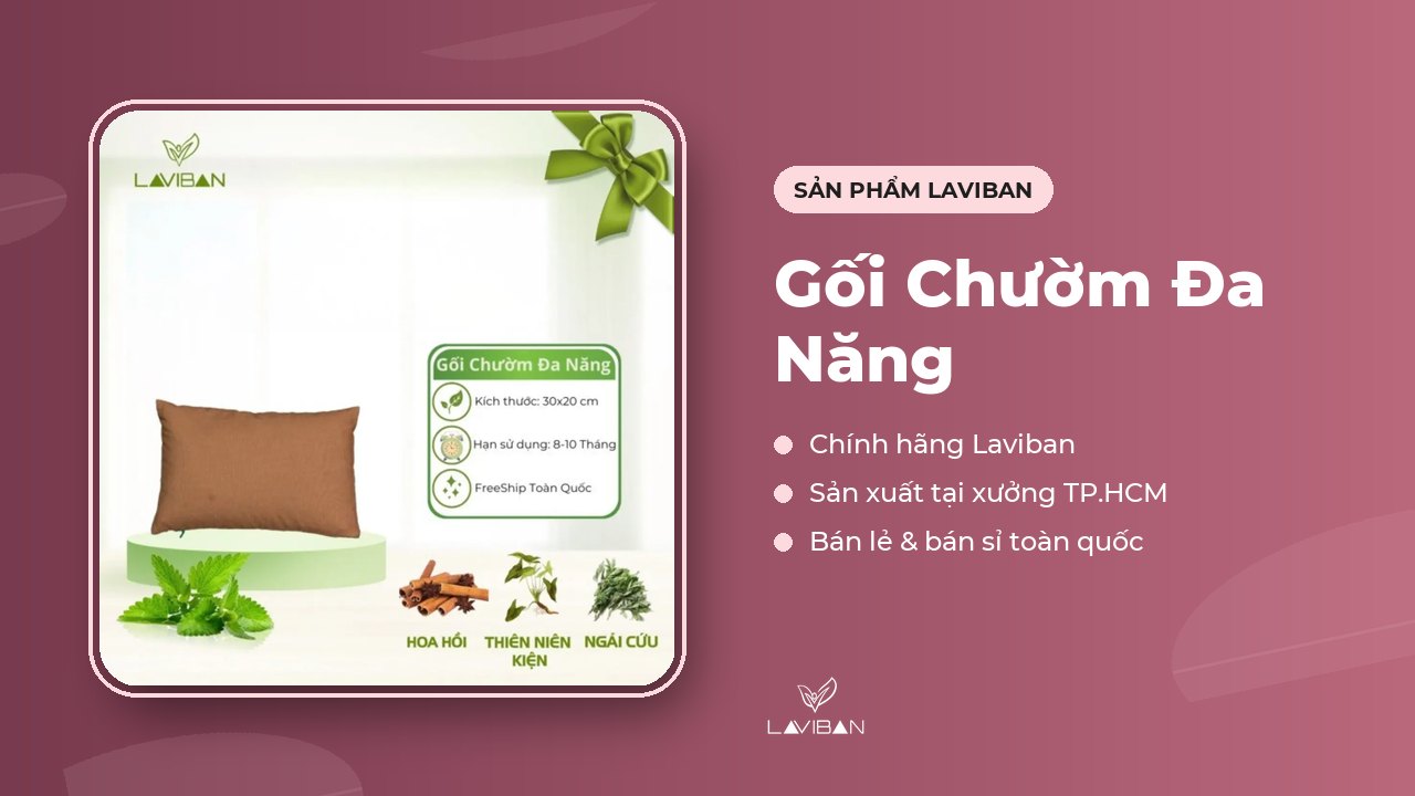 Gối Chườm Đa Năng của Laviban