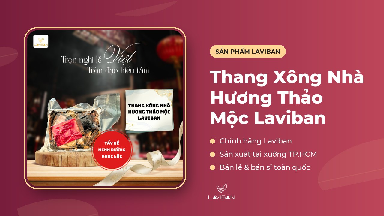 Thang Xông Nhà Hương Thảo Mộc Laviban của Laviban