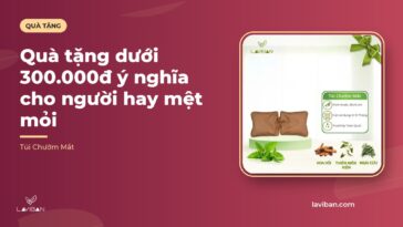 Quà tặng dưới 300.000đ ý nghĩa cho người hay mệt mỏi