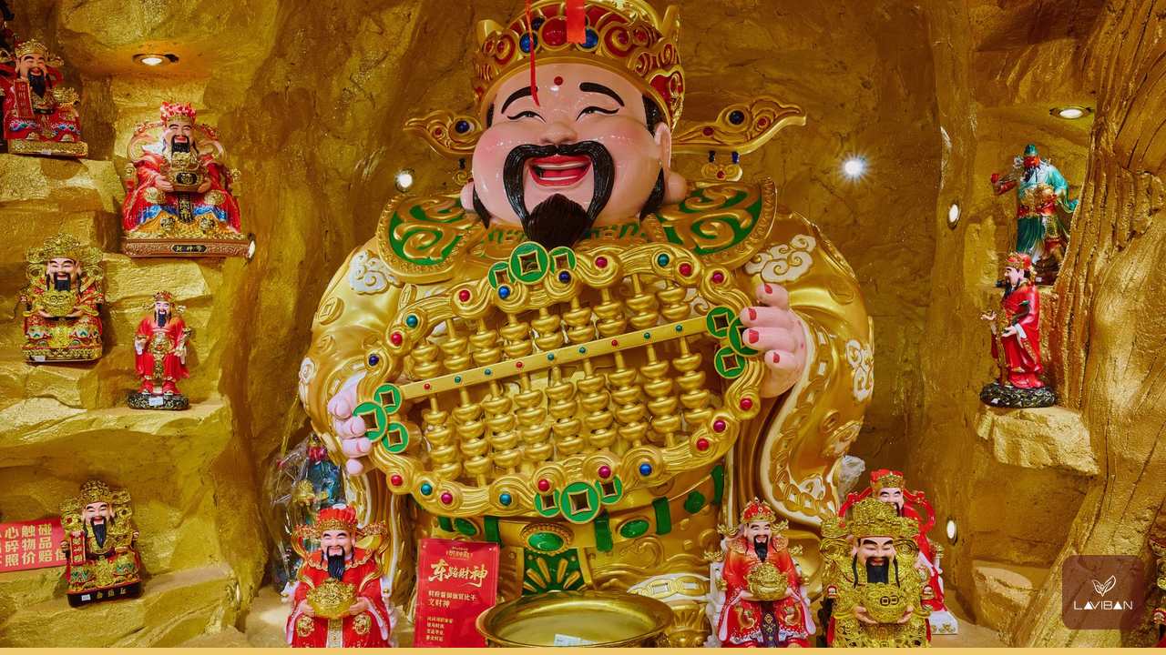 Tắm Ông Địa Thần Tài để bàn thờ luôn sạch sẽ, trang nghiêm